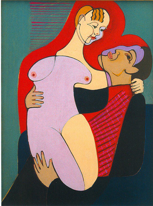 Imagen: Wikipedia.org - Grandes Amantes, pintura de Ernst Ludwig Kirchner