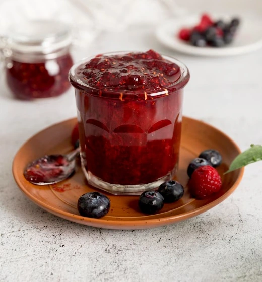 Mermelada de frutos rojos sin azúcar: ¡deliciosa!